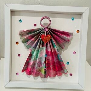 Hand painted valentine Angel